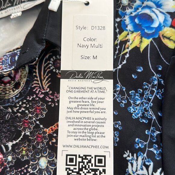 Dalia Collection by Dalia MacPhee Floral Mini Shirtdress - Picture 4 of 5